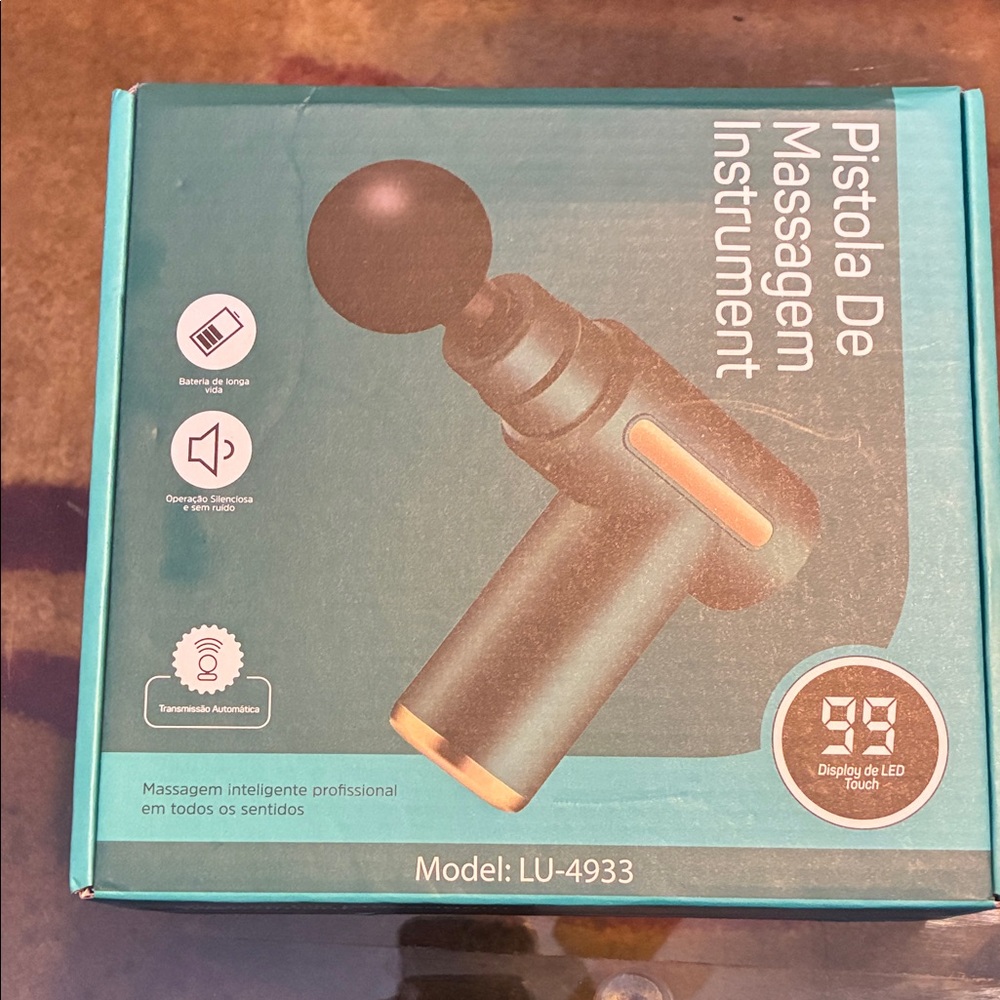 Black Massage Gun with LED Display